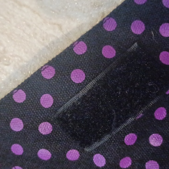 O' Neill Floral Polka Dot Black Tote Bag - Picture 5 of 7